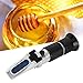 ANKROYU Refractometer Refractometer Liquid Refractometer Hand Held 0 80% Measuring Equipment for Sugar Testing in Beverages Food Industry Aluminum