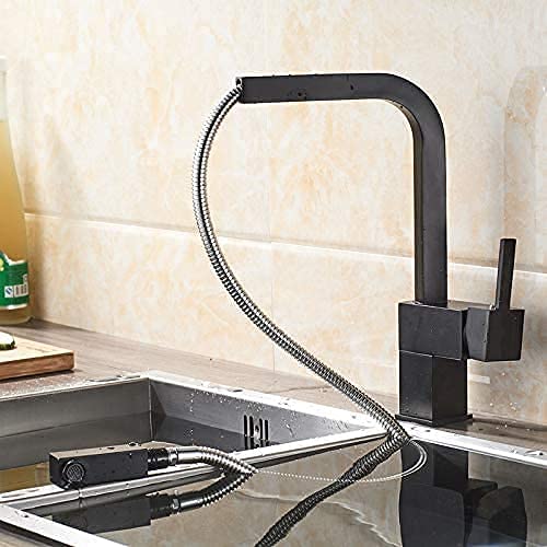 Robinet de cuisine extractible pour simplifier la vaisselle sur évier - 4
