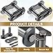 CustomyLife 5pcs #40 Roller Chain Connecting Links, Heavy Duty Manganese Steel Master Connector, Master Link Connector for Mini Bikes Bycicles Motorcycles Home Industrial Machinery