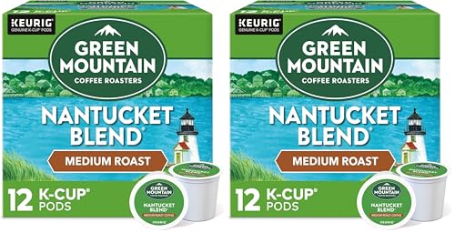 Image of Green Mountain Coffee Roasters Nantucket Blend Keurig Single-Serve K-Cup Pods, Medium Roast Coffee, 12 Count (Pack of 2)