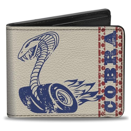 Buckle-Down Bifold Wallet Mustang, Multicolor, 4.0