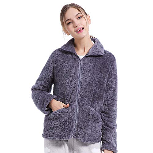 PimpamTex – Sudadera de Mujer de otoño-Invierno Manga Larga de coralina Polar...