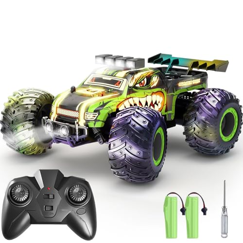 JICIFU Remote Control Car for Kids,High Speed 20 KM/H RC Cars Toys,Off-Road with 2 Headlights and...