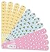 JPACO 12 PCS Professional Unicorn Nail Files 180 240 Grit Double Sided Washable Manicure