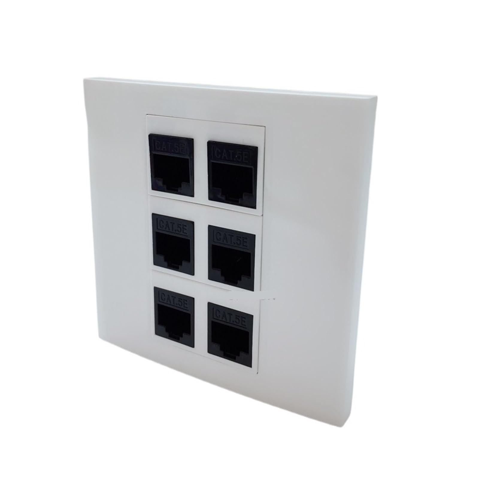 Jack da pannello femmina-femmina a 6 porte RJ45 5e a 6 porte(CAT6 RJ45)