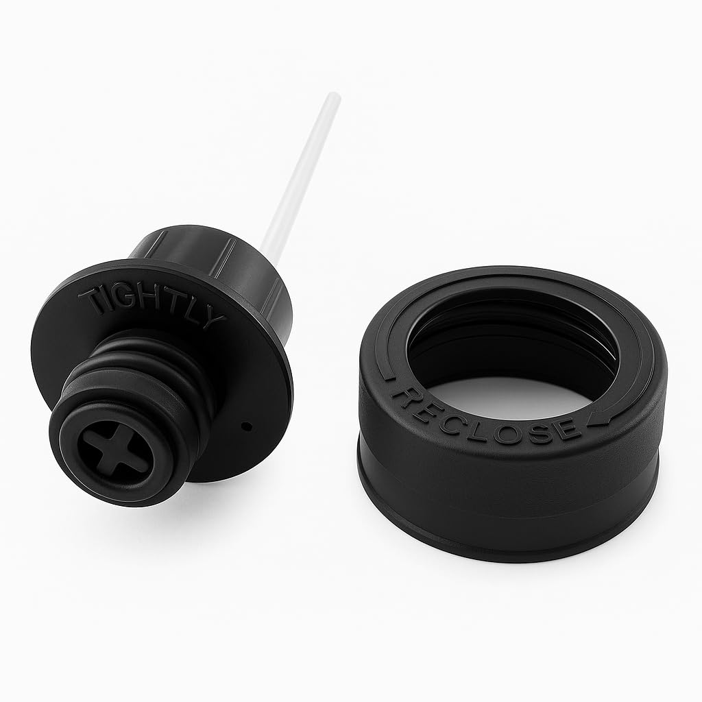 Replacement Cap & Straw Insert Assembly
