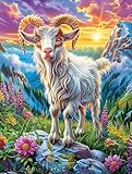 Our Ram in Flower Meadow jigsaw puzzles adopt high-definition UV printing technology, with vivid non-fading colors, clear patterns and no glare. It fully restores intricate pattern details for an immersive puzzle experience.