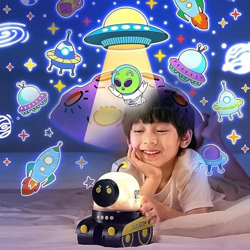 Lámpara Proyector Infantil de Mesa con 21 Patrones y Rotación 360° miniatura 4