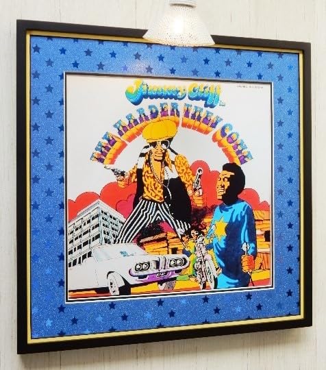 Amazon.co.jp: ジミー クリフ/レコジャケ ポスター 額装/ハーダー ゼイ