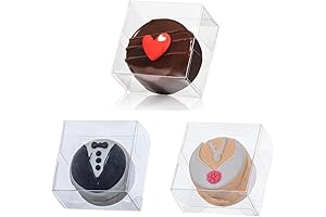 Romantic Baking Clear Bakery Boxes: Ideal for Edible Gummy Packaging