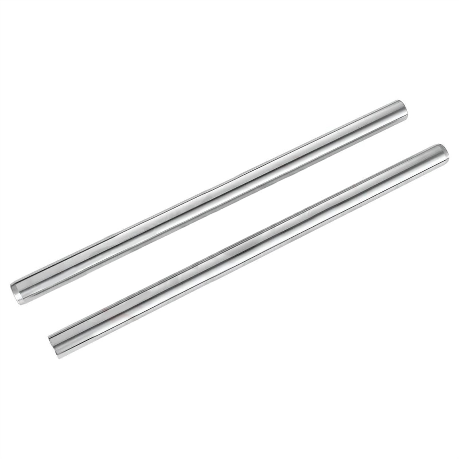 Woodey One Color Front Fork Tubes Inner Pipes Stanchion Bars Silver Pair For Yamaha Tzm150 1998-2002 1999 2000 2001 33X610mm