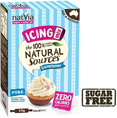 Natvia Sugar Free Natural Sweetener Icing Mix 375g