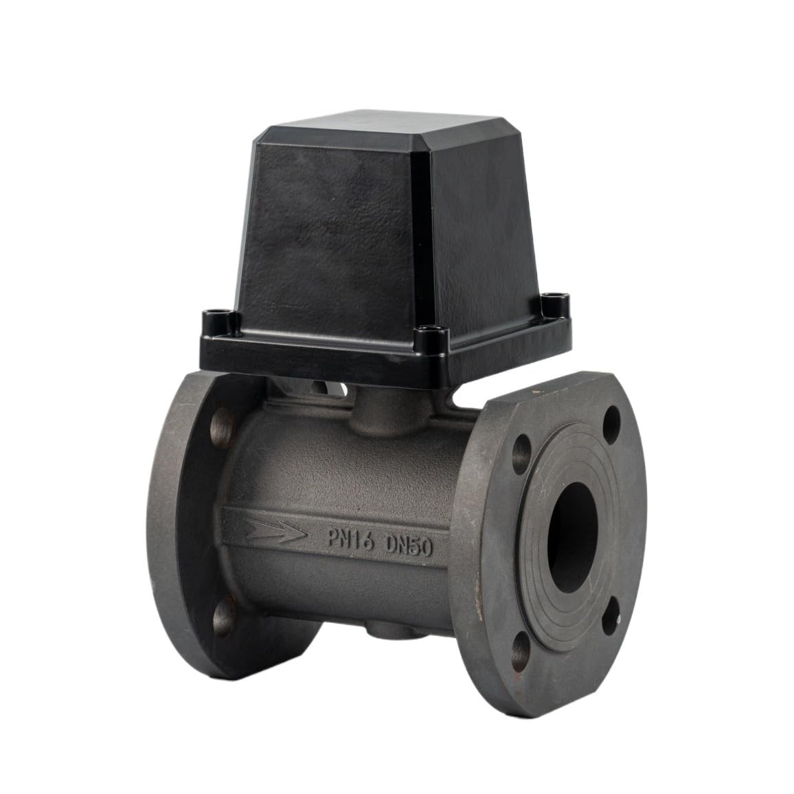 Gas Pipeline Flow Meter Valve Electric Motorized Actuator Polyformaldehyde