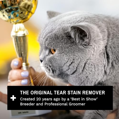Eye Envy Tear Stain Wipes for Cats | Textured to Gently Clean, Treats The Cause of Staining | 100% Natural Formula | Recommended by Persian & Exotic Breeders, Vets, Groomers | 60 Ct - Image 6