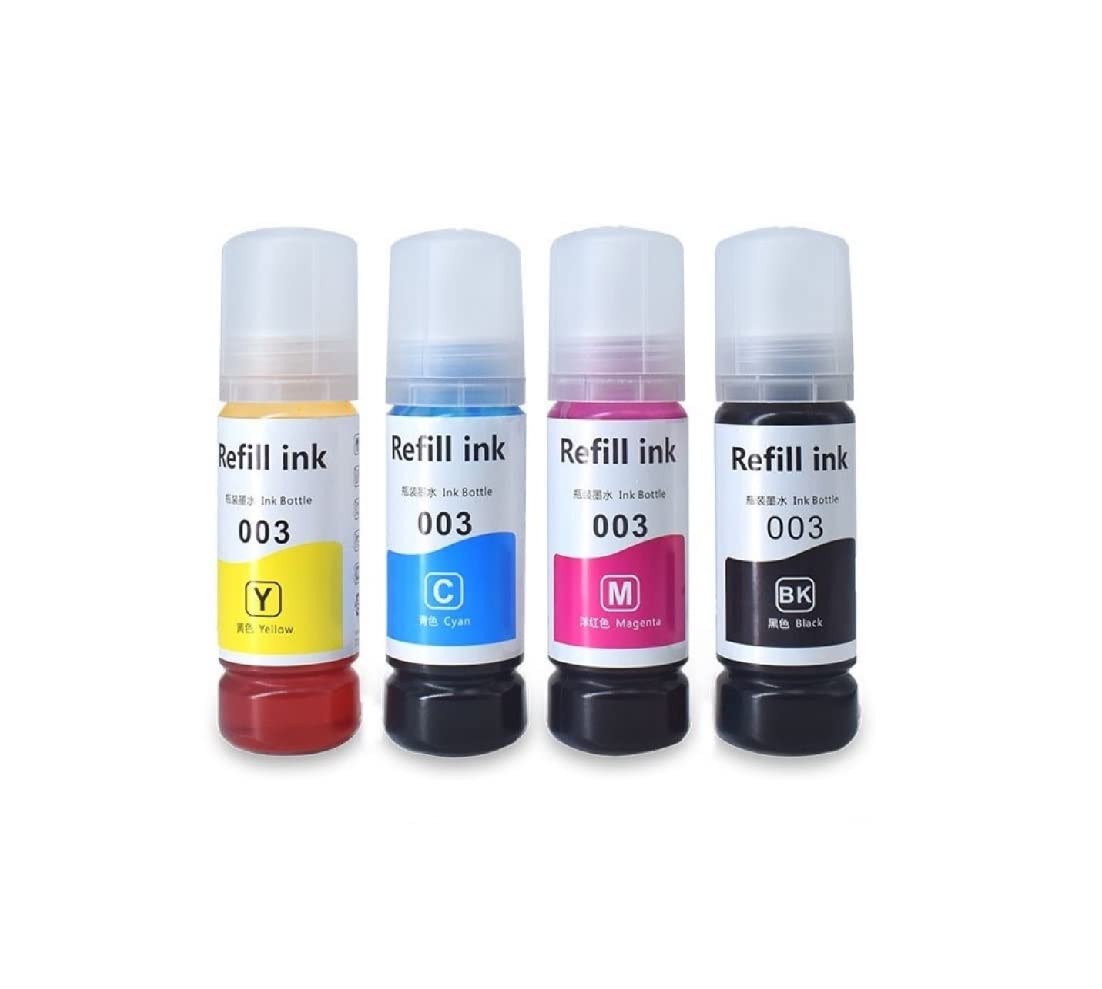 003 Ink for Epson L3110, L3150, L3115, L3116, L3101, L3210, L3215, L3216, L3250, L3151, L3152, L3156, L5190 Printer - Ink Bottle for Epson 003 Ink Code (003 Set)-image-17