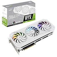 Asus ROG Strix GeForce RTX 3090 White Edition 24GB GDDR6X Grafikkarte (PCIe 4.0, Axial-Tech, 0dB, 2.9 Slots, Dual BIOS, SAP II, MaxContact) weiß