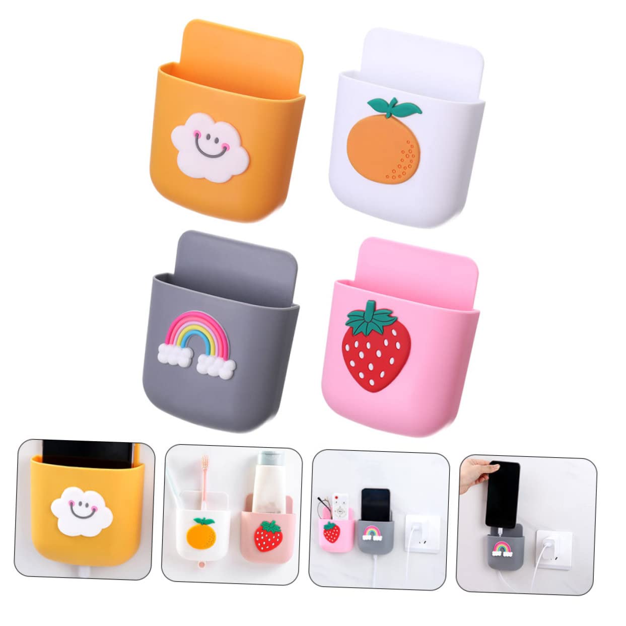 3 Pièces Support Mural Pour Télécommande, Support Mural Pour Boîtier De