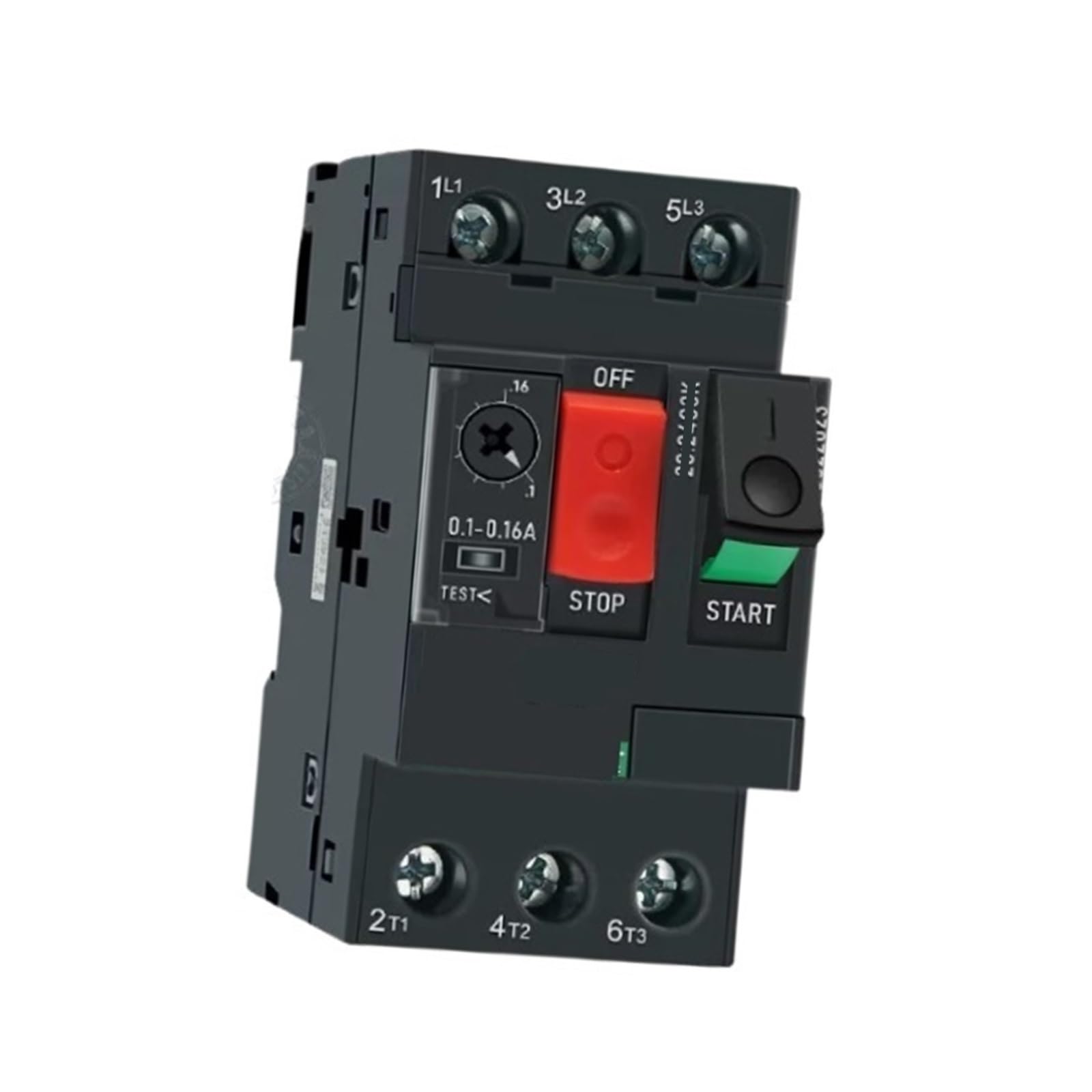 Disyuntor de motor GV2-ME08C con interruptor regulable de 2.5 a 4A 4
