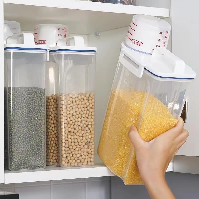 CET-Boîte De Stockage De Riz Boîte De Rangement Pour Riz Avec Couvercle
