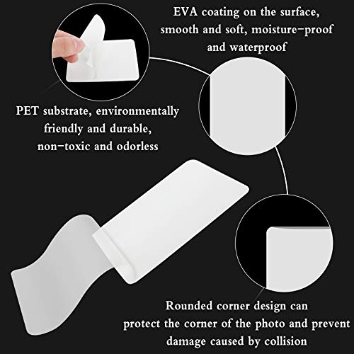 300 PCS Thermal Laminating Sheets, 2.6 x 3.7 Inch (Business Card Size) Transparent Hot Laminating Sheets Thermal Laminating Paper for Protecting Business Card ID Card image 5