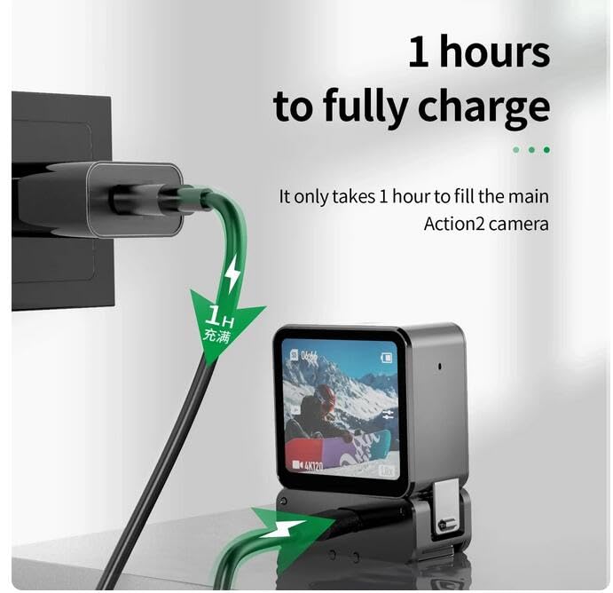 Amazon | DJI Action 2 カメラ 専用 磁気誘導充電ベースDJI Action 2