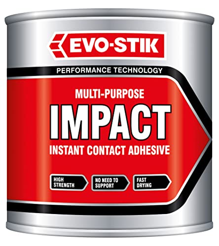 EVO-STIK Adhesivo de impacto, multiusos, alta resistencia, no requiere sujeción, color: ámbar, tamaño: lata de 750 ml Cover