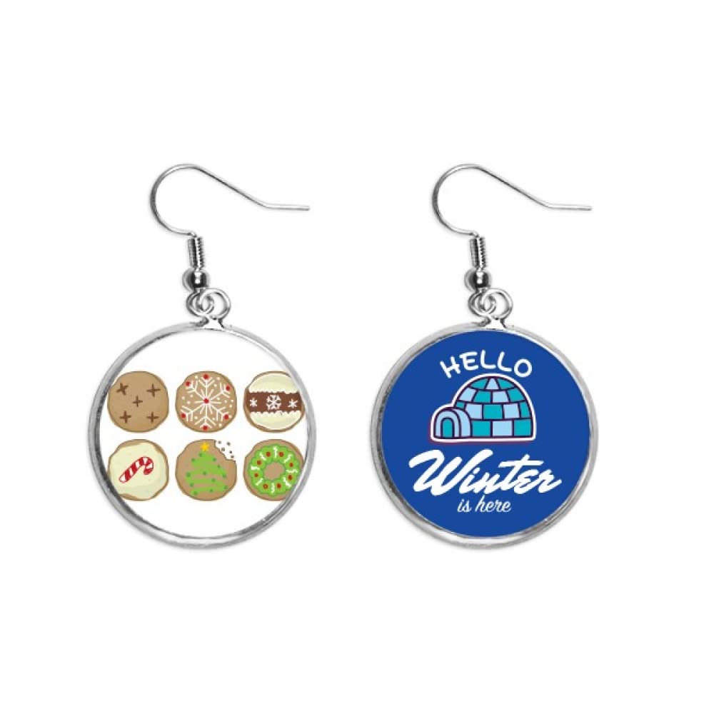Joyería de árbol de Navidad verde en pendiente de gota para regalar 5