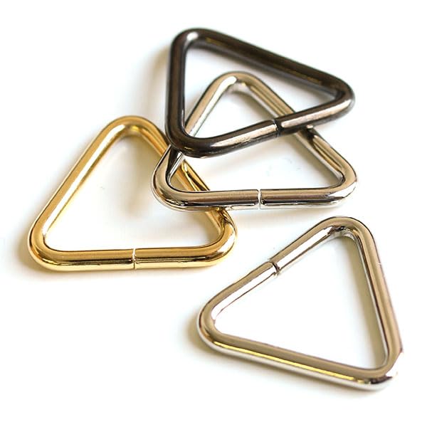 ココモコ■こちらの商品３０㍉を3個と１０㍉の小さいのを１個 Amazon.co.jp: 日本紐釦貿易(Nippon Chuko) 三角カン 21mm 30個入