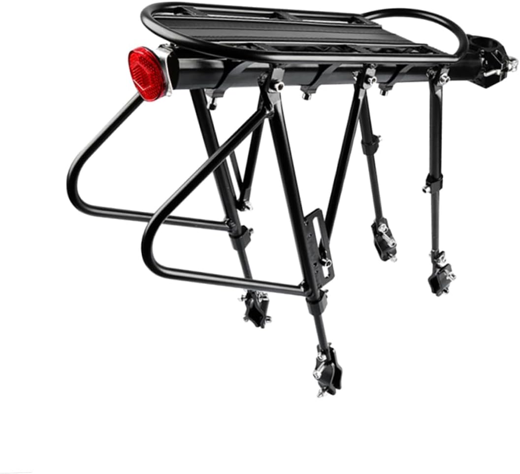 POPETPOP Hitch Mount Bike Rack Rear Pannier Luggage Carrier Bike Carrier Rack for Back of Easy Install