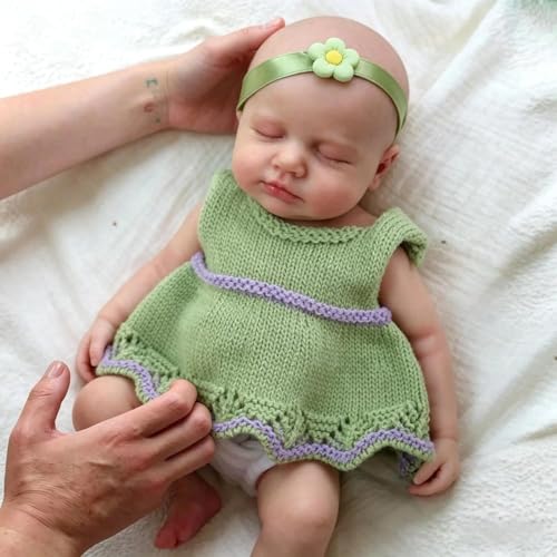 Muñeca Reborn de Silicona Anano 12 Pulgadas Realista miniatura 3