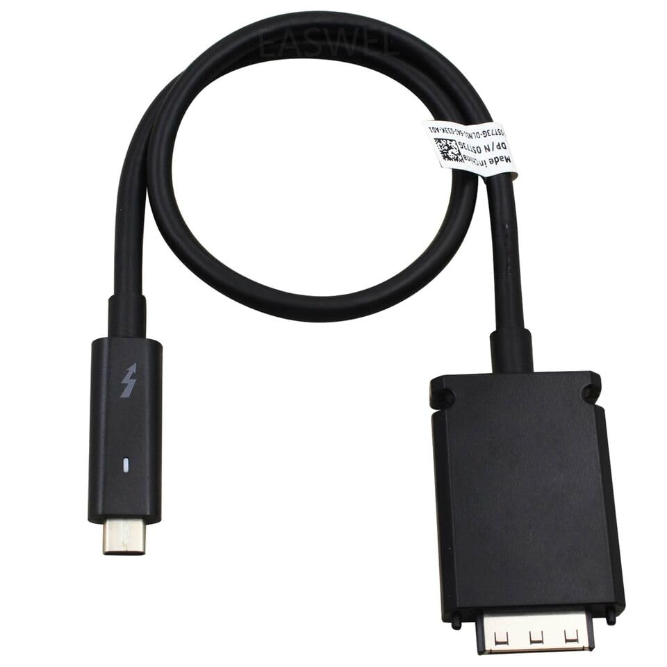 Replace Dell Dock TB16 TB15 K16A Cable Thunderbolt USB-C cable Fit for Dell Dock