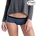 Comfortable Club Women's Modal Cheeky Briefs Hipster Panties Underwear (Medium, Slate Gray)