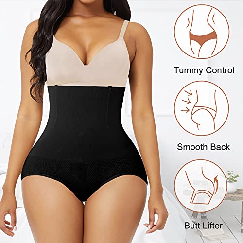 Image of Werena Tummy Control Shapewear Underwear for Women High Waisted Body Shaper Panties Shaping Briefs