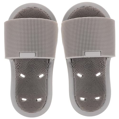 KOMBIUDA 1 Pair Comfortable Massage Slippers for Slip Foot Scrubber Slippers Relaxing Foot Care with Durable Material for Women After Long Days