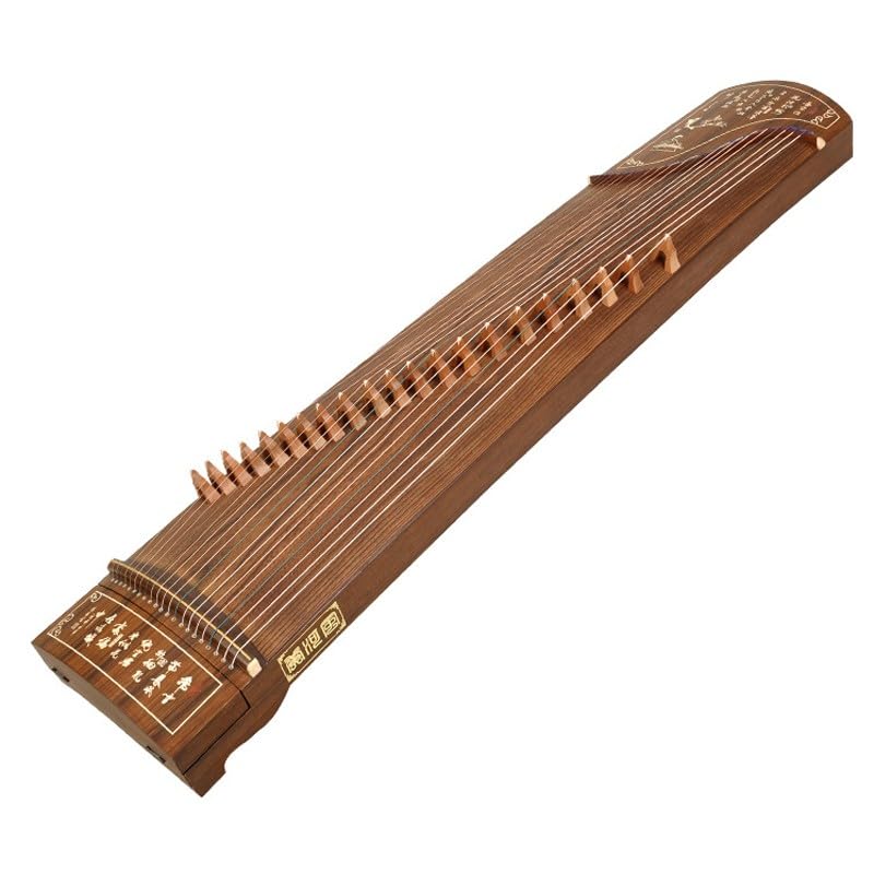 JITEM Paulownia Guzheng (163cm), Traditional Chinese 21-String Instrument, Hand-Carved Professional Zither, Suitable for Practice, Exams and Performances, size
