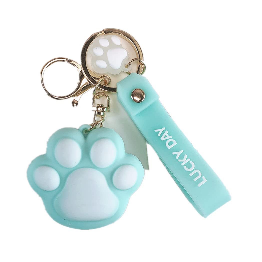 JMAHMKey Chain Soft Rubber Cat Claw Key Organizer Car Keychain Can be used for Backpack Pendant Cellphone Pendant Prevent Key Loss