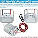MTDELE 10Pcs Mini Small DC Motors 1.5V 3V 5V 6V 130 Micro Toy Electric Motors Compatible with for DIY Kids Projects with Male Wires