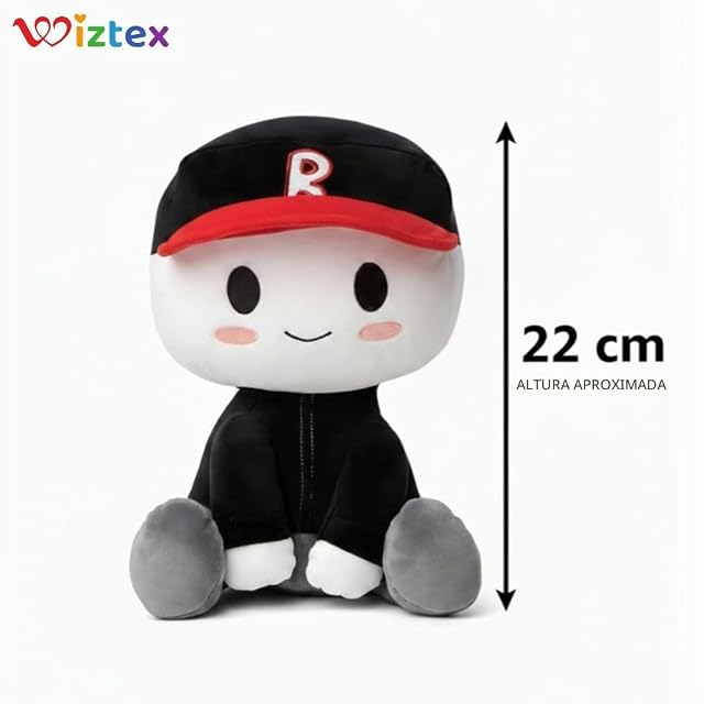 Foto 2 de 7 de wiztex Blox Buddy Peluche - 22cm Youtube Caja de Animales de Peluche de Buddy, Regalo para Niños…