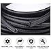 MYFAMIREA 13Ft(4M) Car Door Edge Guards - U Shape Edge Trim Rubber Seal Protector - Anti-Collision Clips Fit Most Cars