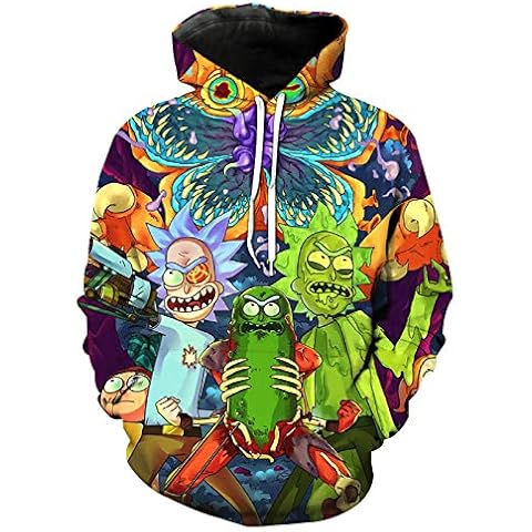 jiazery QZ Rick and Morty Hoodie Cover