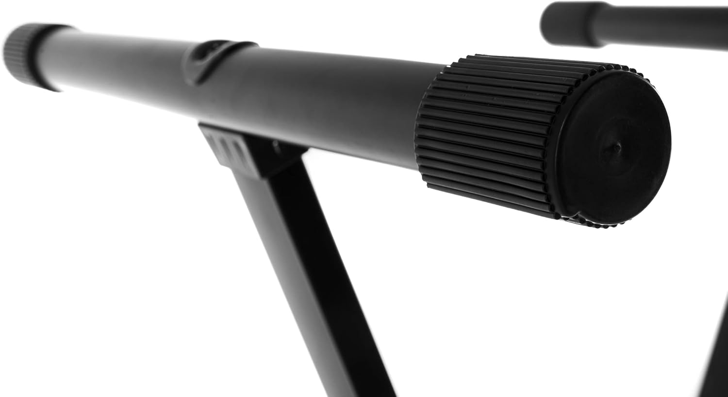 Close-up of the rubber end caps on the support arms of the Gewa KS-20B Keyboard Stand