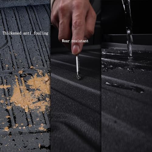 AltraVos Floor Mats for All-New 2024 2025 2026 Chevrolet Traverse 8 Seats-2 Row Bench Seat,TPE All Weather Protection Trunk Mat Covering Backrest Mat for Chevy Traverse - 4