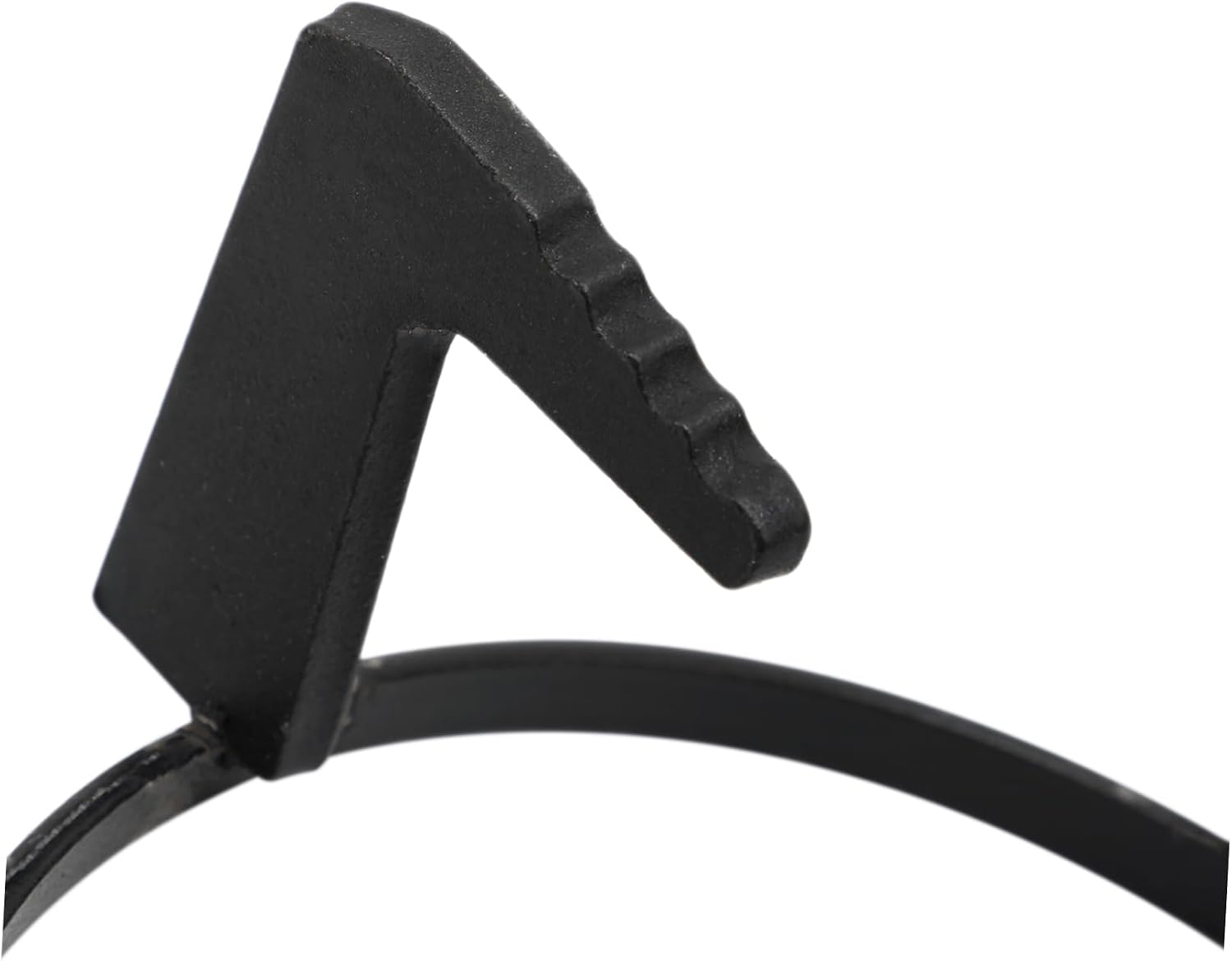 Cast Iron Gas Stove Rack for Smaller Pots and Pans, Black