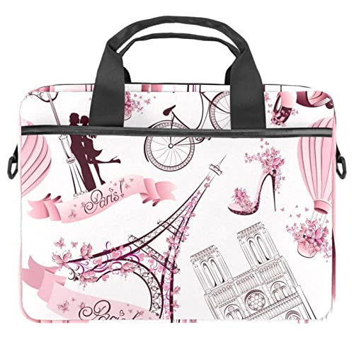 Funda maletín portátil 13.3 con asa de hombro ajustable y protección acolchada anticaídas