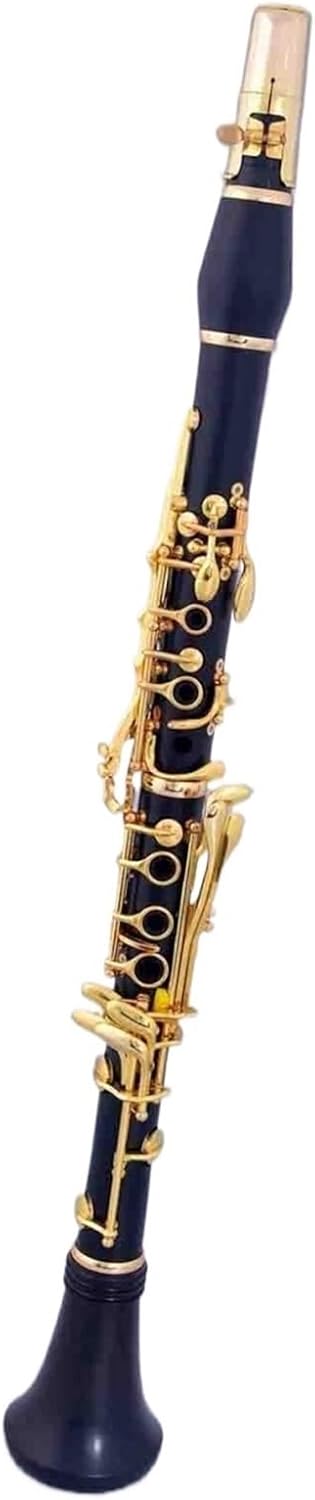 Clarinet Bb Wood Ebony Gold Plated 17 Keys Musical Instrument Clarinet Instrument(3)