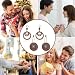 Imagen de MEWTWEO 2 Pares Pendientes Mujer Hippies Boho Vintage Pendientes Colgantes Minimalista Pendiente Joyería Moda Regalos para Uso Diario Fiestas Bodas
