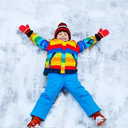 ABOOFAN 3 Pares de Luvas de Tricô de Bebê de Inverno Luvas Extensíveis de Dedo Completo Resistentes