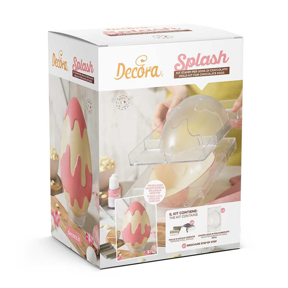 Decora 0050182 Set of 2 Egg Moulds 250 g with 4 Moulds
