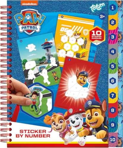 Totum PAW Patrol Stickers numéro Boek