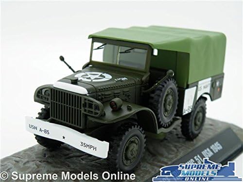 DODGE WC51 MODEL TRUCK USA LORRY 1:43 SCALE 1945 MILITARY US NAVY K8